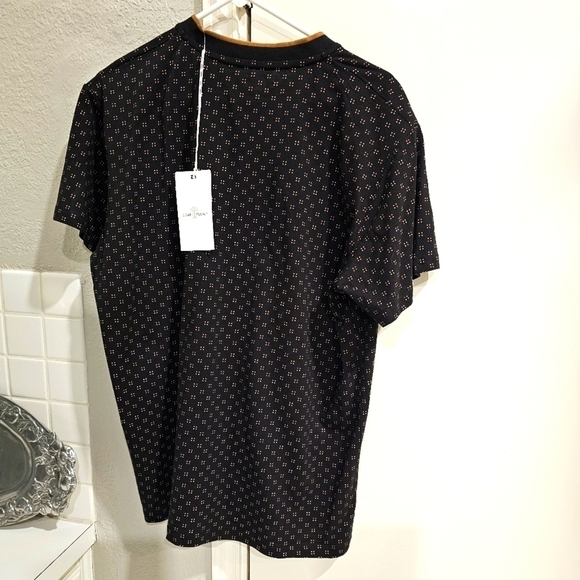 NWT Craft + Flow Men's 3 Button Black/Brown short sleeved shirt 2XL - Picture 5 of 13